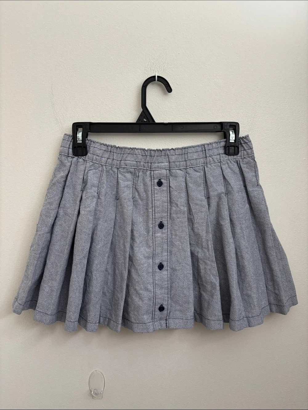 Offline by Aerie Pleated Women's Athletic Skirt in Light Heather Gray
